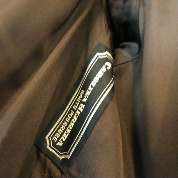 Revillon Fur Long Brown Mink Coat *heavy weight with pockets | Carolina Herrera - Picture 8 of 11